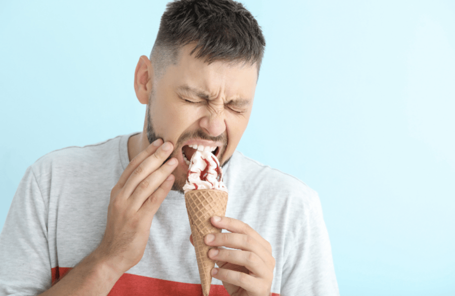 Eating Ice cream with sensitivity