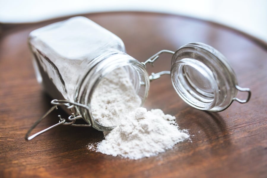Jar of baking soda