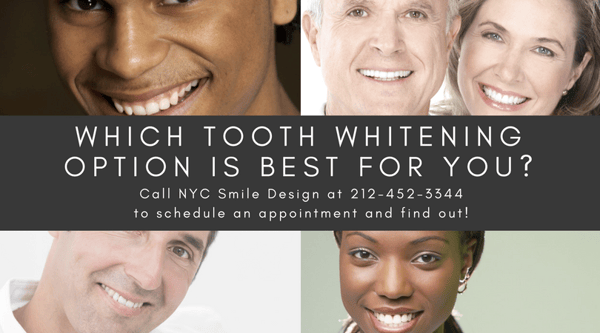 Contact the experienced cosmetic dentists at NYC Smile Design to learn how we can help you whiten and brighten your smile in the safest and most effective ways available