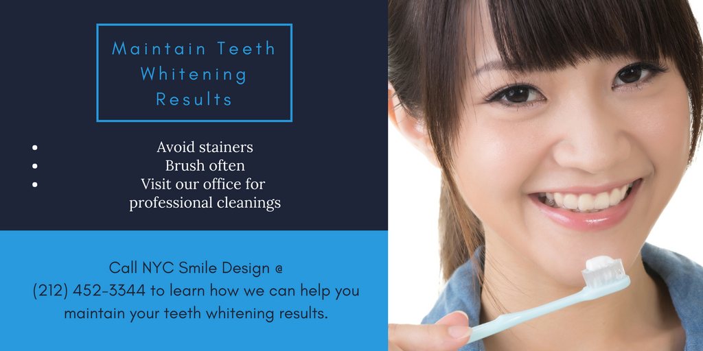 Maintain Your Teeth Whitening Results